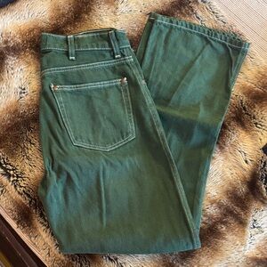 Reformation Green Jeans